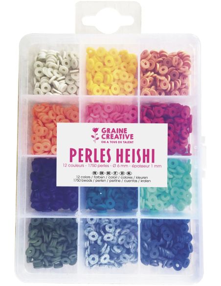 Scatola di 1750 perline Heishi - Tendenza