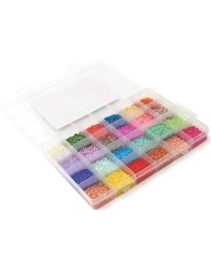 Set di 24 colori di perline di vetro 2 mm - Rainbow Gelato 2