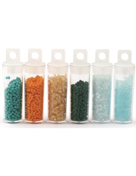 Il chiosco di perline 6 colori di perline di vetro 2 mm - Laguna