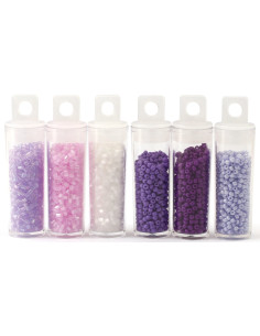 Il chiosco di perline 6 colori di perline di conteria 2 mm - Limonata alla lavanda 2