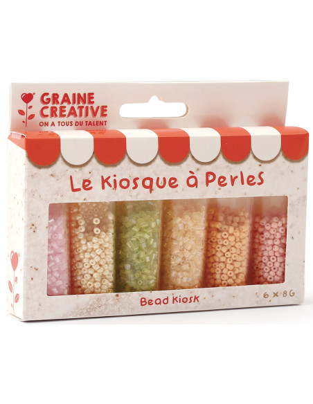 Il chiosco di perline 6 colori di perline di conteria 2 mm - Mochi gelati
