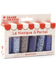 Il chiosco di perline 6 colori di perline di vetro 2 mm - Tempesta