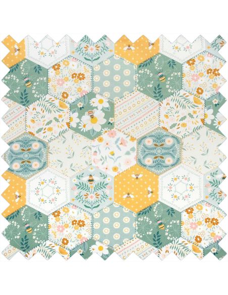 Scatola da cucito - Patchwork ape