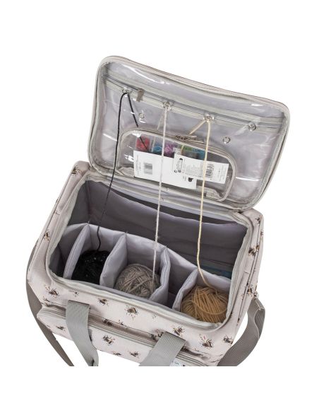 Borsa portaoggetti per maglia e uncinetto - Ape