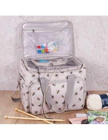 Borsa portaoggetti per maglia e uncinetto - Ape