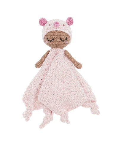 Kit uncinetto doudou coperta - Maialino