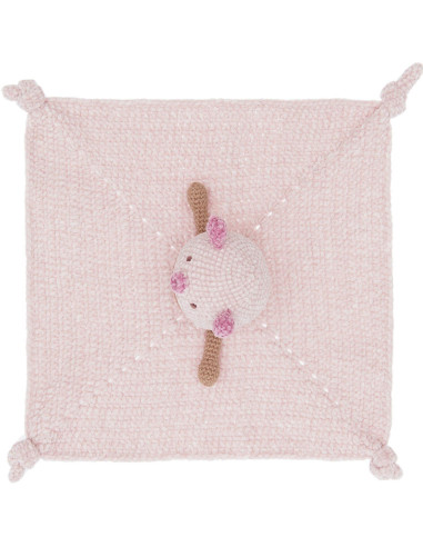 Kit crochet doudou couverture - Cochon