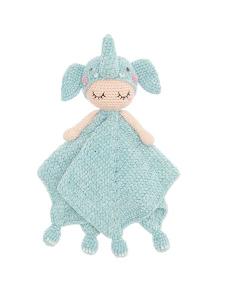 Kit uncinetto doudou coperta - Elefante
