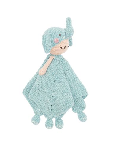 Kit uncinetto doudou coperta - Elefante