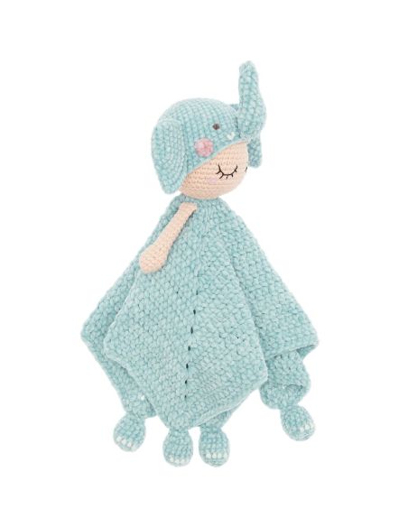 Kit uncinetto doudou coperta - Elefante