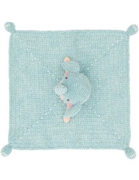 Kit uncinetto doudou coperta - Elefante