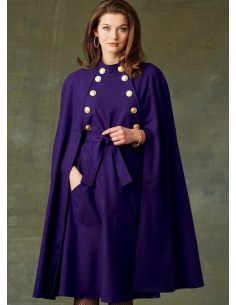 Modello di mantello e cintura - Vogue 9288