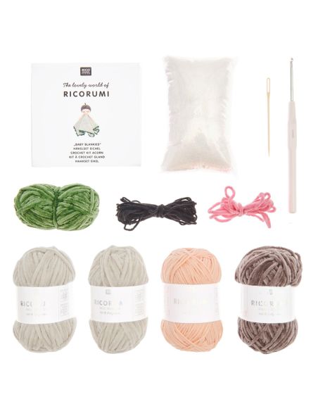 Kit uncinetto doudou coperta - Natura