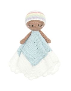 Kit uncinetto doudou coperta - Arcobaleno pastello