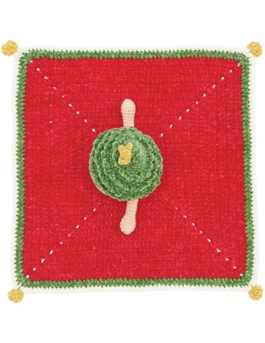 Kit uncinetto doudou coperta - Natale