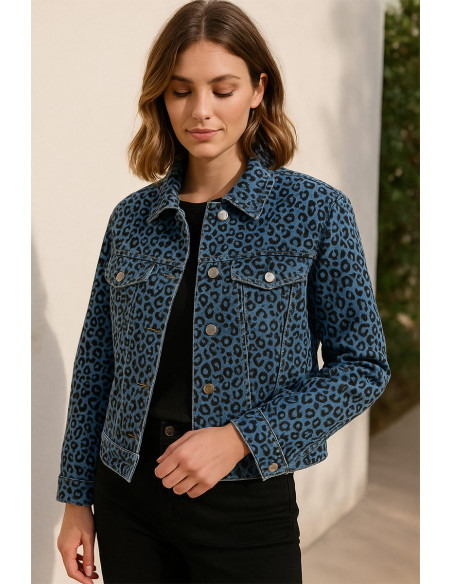 Tessuto jeans Denim - Animale
