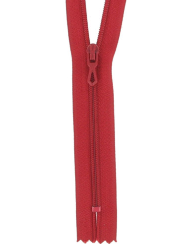 Cerniera lampo in nylon - Rosso vermiglio