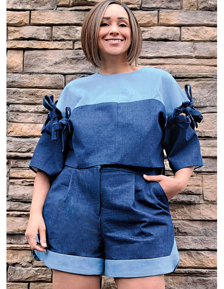 Modello di top e pantaloncini - Know Me 2127