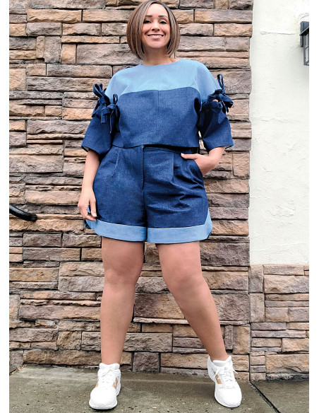 Modello di top e pantaloncini - Know Me 2127