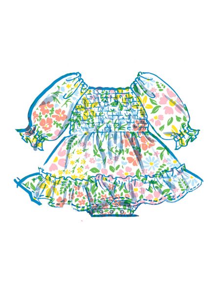 Modello di tutina e abito - McCall's 8591