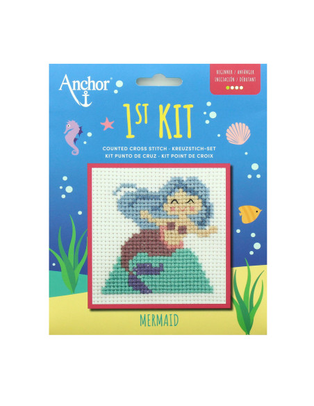 Il mio primo kit punto croce - Sirena