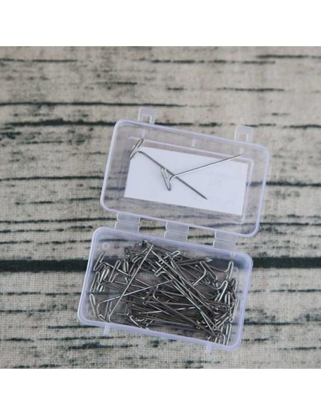 Scatola di 50 spille a T per maglieria KnitPro