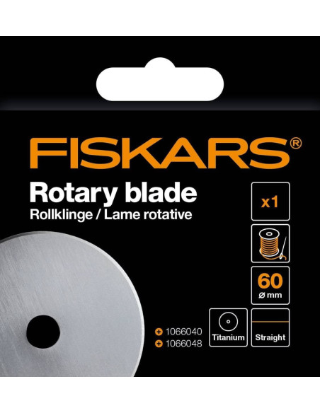 Lama rotante Fiskars Titanium Ø60 mm