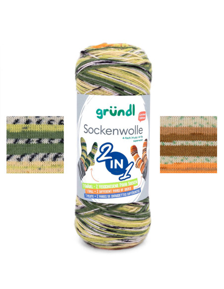 Filato per calze Hot Socks color Gründl