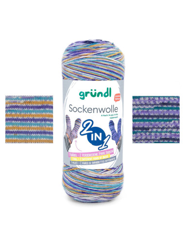 Filato per calze Hot Socks color Gründl