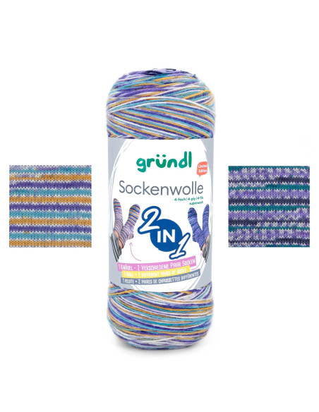 Filato per calze Hot Socks color Gründl