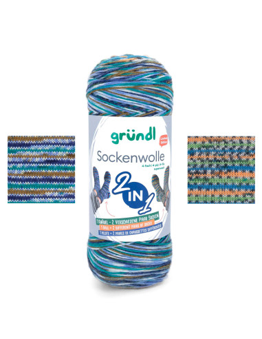 Filato per calze Hot Socks color Gründl