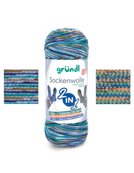 Filato per calze Hot Socks color Gründl