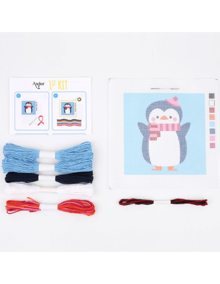 Il mio primo kit di arazzo - Pinguino