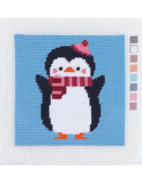 Il mio primo kit di arazzo - Pinguino