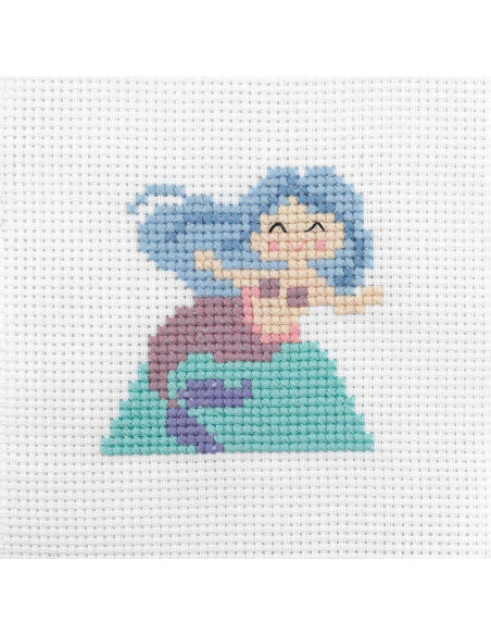 Il mio primo kit punto croce - Sirena