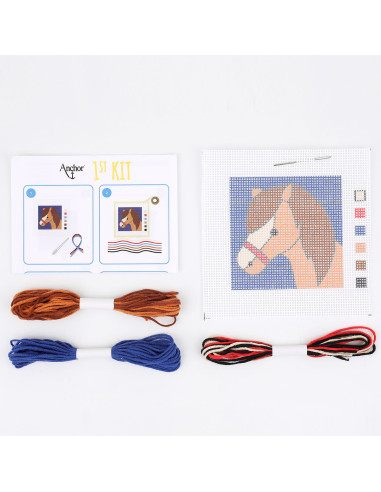 Il mio primo kit di tela - Testa di cavallo