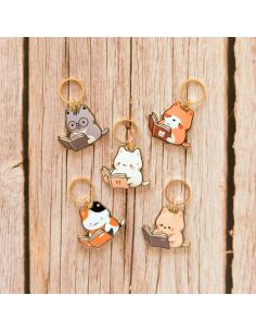 Set di 5 anelli segnapunti - Piccoli gatti lettura 2