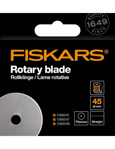 Lama rotante Fiskars Titanium Ø45 mm