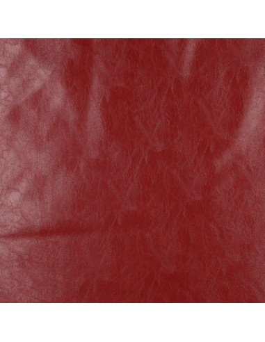 Tessuto similpelle stretch lucido per abbigliamento - Rosso