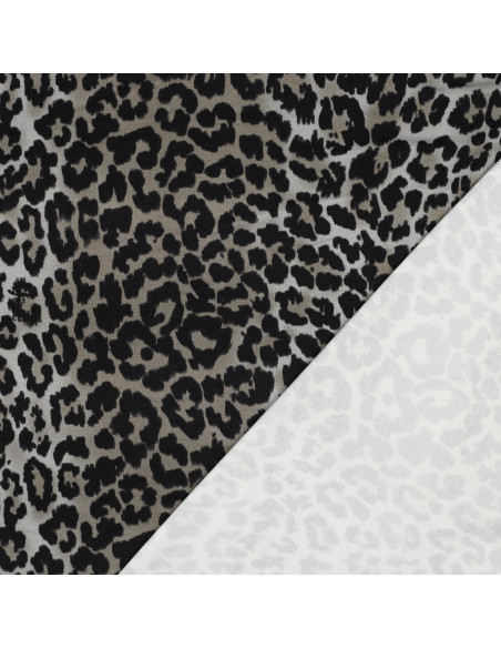 Tessuto jersey viscosa - Leopardo