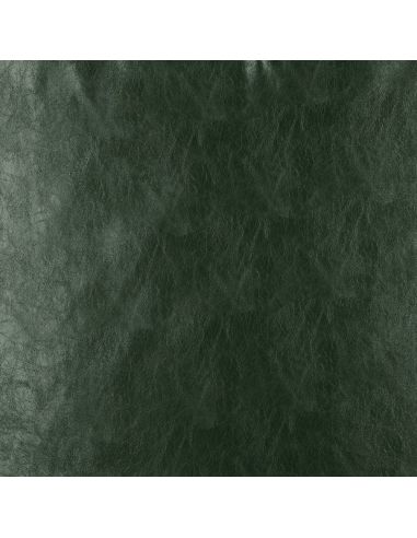 Tessuto similpelle stretch lucido per abbigliamento - Verde inglese