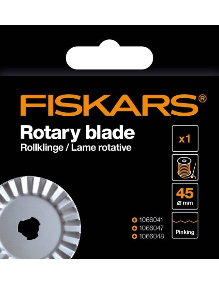Lama rotante Fiskars zigzag Ø45 mm