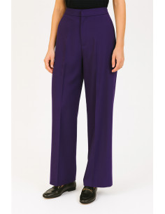 Tessuto twill di viscosa - Viola 2