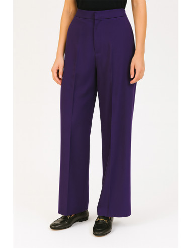 Tessuto twill di viscosa - Viola