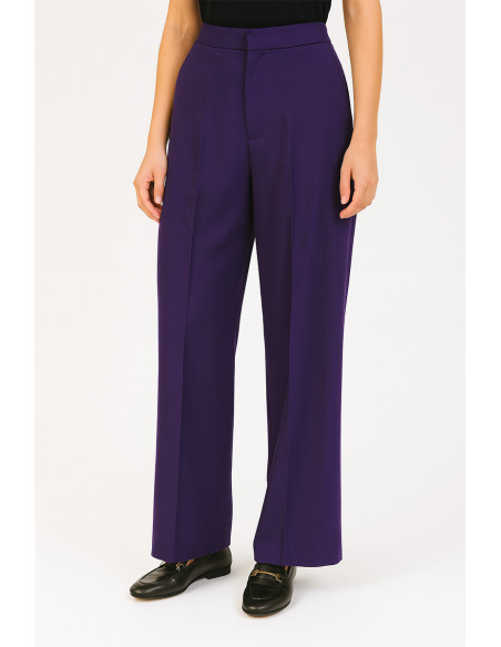 Tessuto twill di viscosa - Viola