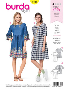 Modello di abito - Burda 6401