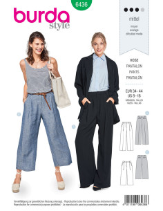 Modello di pantaloni - Burda 6436