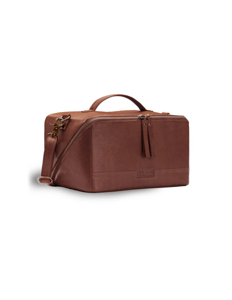 Borsa a tracolla Muud Cleo midi - Marrone Ricco