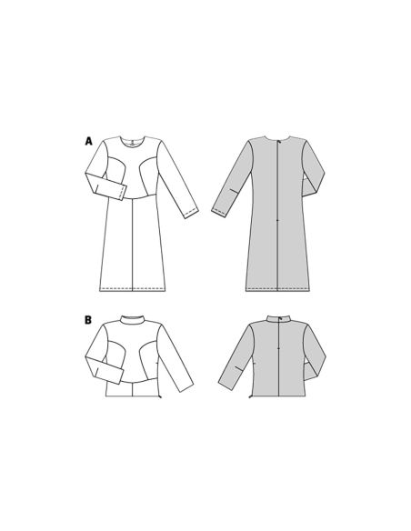 Modello di abito e T-shirt - Burda 5677