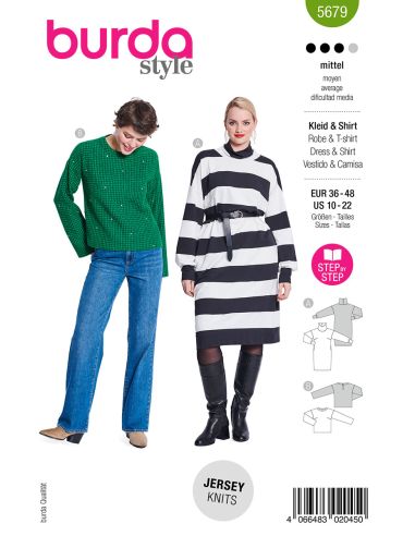 Modello di maglione - Burda 5679